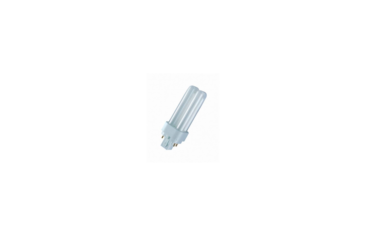 Lâmpada fluorescente LYNX-DE G24q-3 26W 2700K (branco quente)