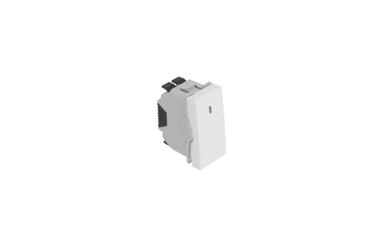 Interruptor luminoso branco 1 módulo EFAPEL Quadro 45