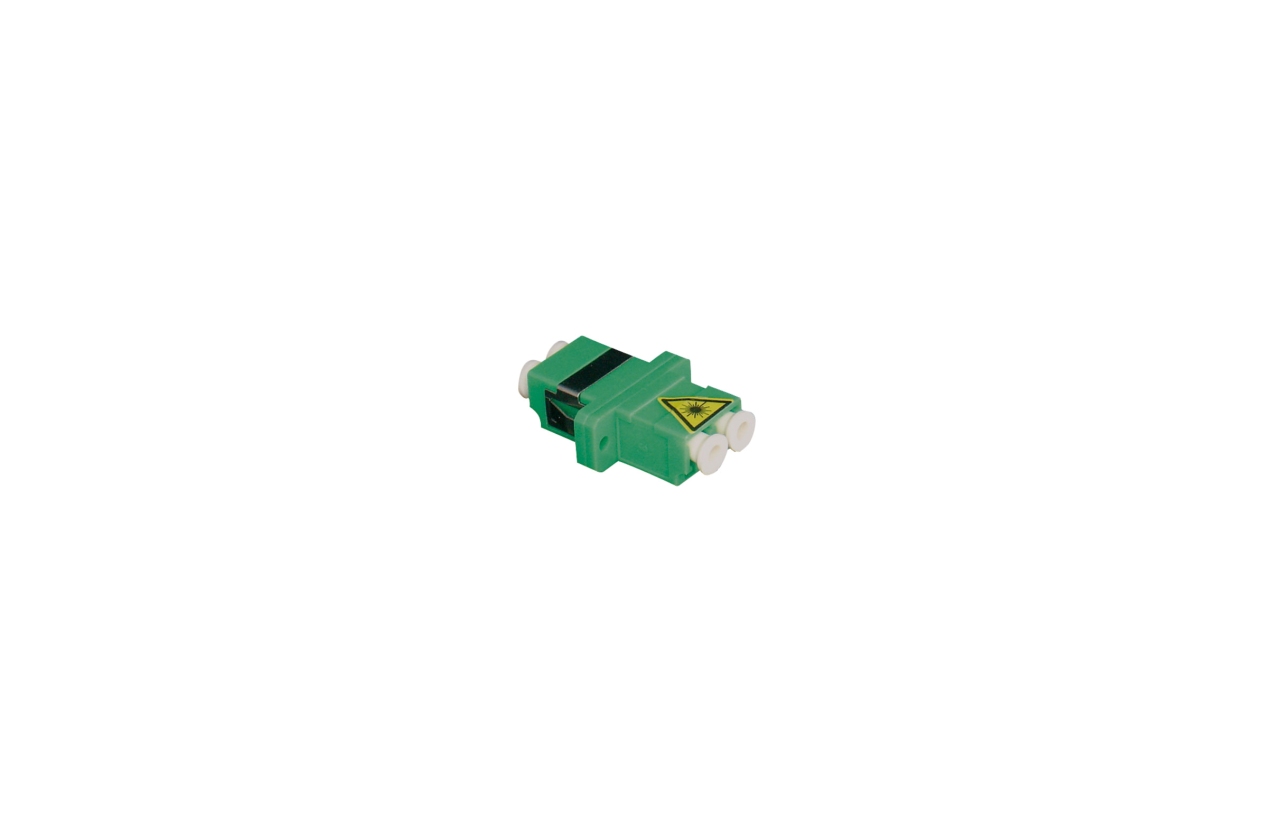 Acoplador EFAPEL para conetores de fibra ótica LC Duplex