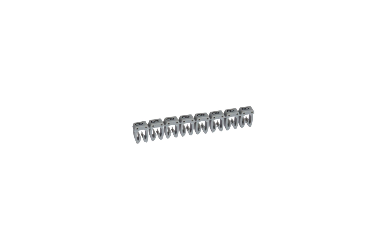 Marcador para cabos e bornes de ligação CAB 3 de 0,5mm a 1,5mm 8 cinzento Legrand 038218