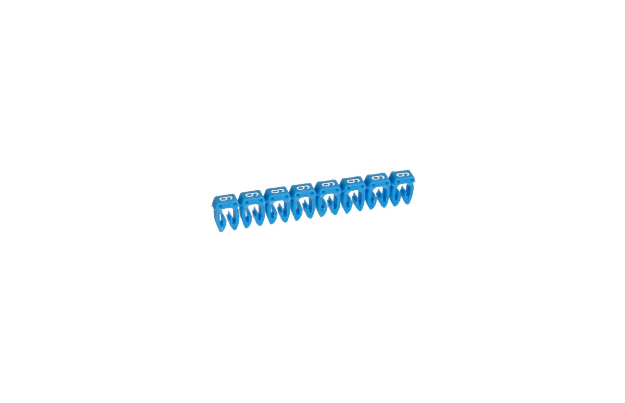 Marcador para cabos de 4mm a 6mm CAB 3 - 6 Azul Legrand 038236