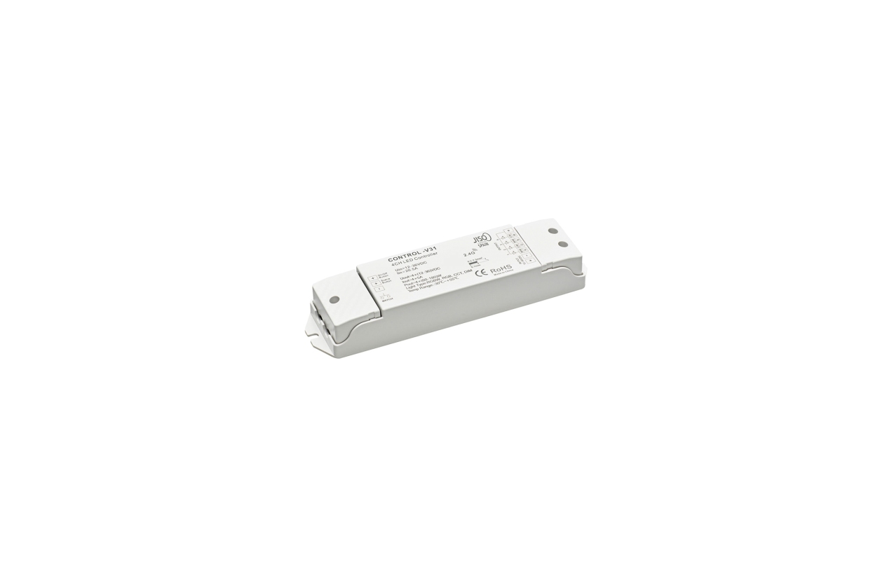 Controlador JISO para fita LED dimável RGB/RGBW
