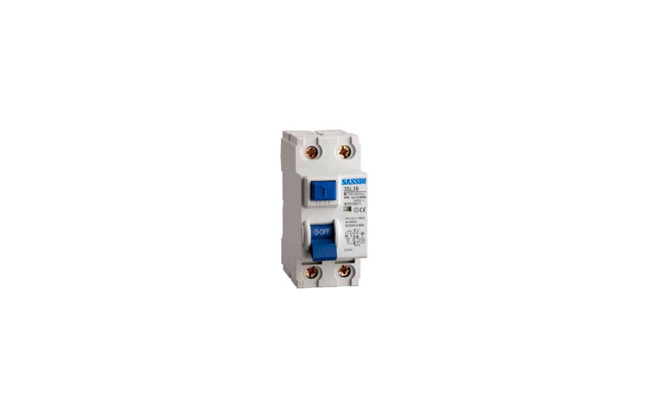 Interruptor diferencial Sassin 2P 40A 300mA tipo AC