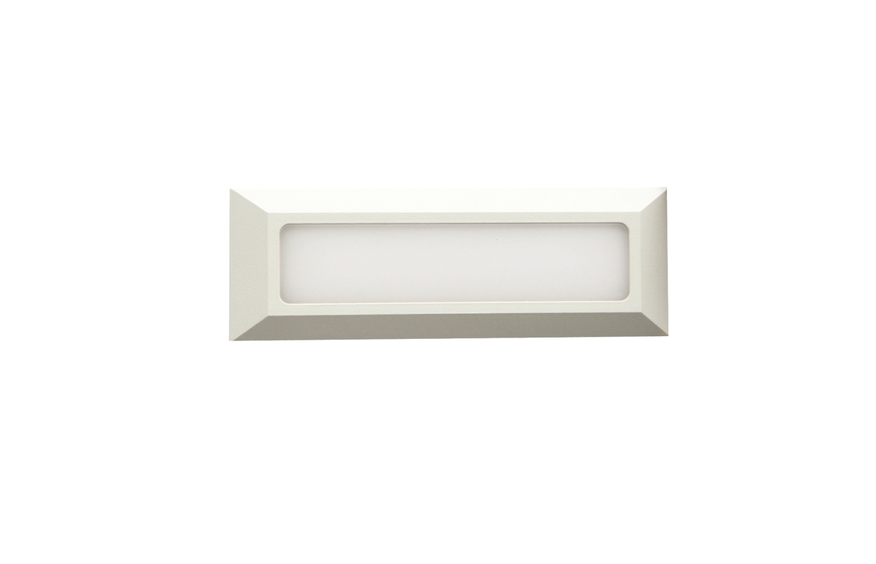 Aplique de muro saliente IP65 Kilight branco
