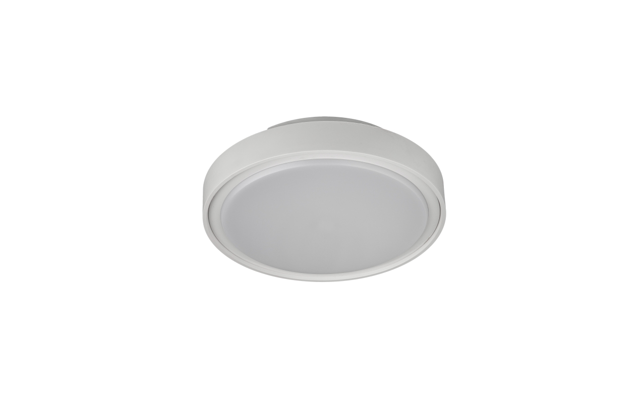 Plafon de teto redondo IP65 branco