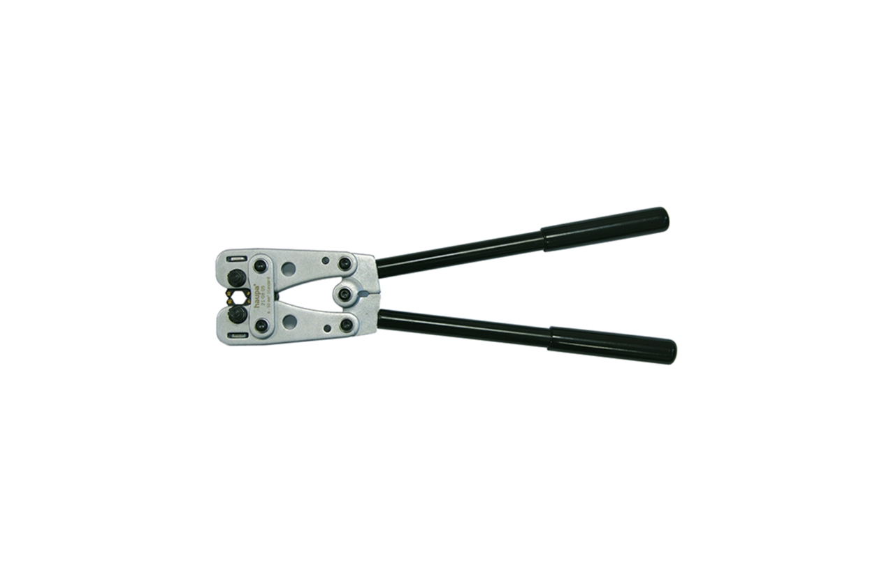 Alicate de cravar para terminais e uniões de cabos tubulares não isolados (standard) 6-50MM2 210805