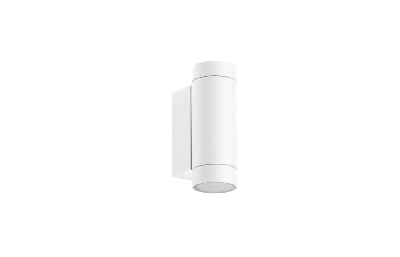 Projetor parede Dopo CUB IP54 2x4.5W Branco 555G-G21X1A-01(D)