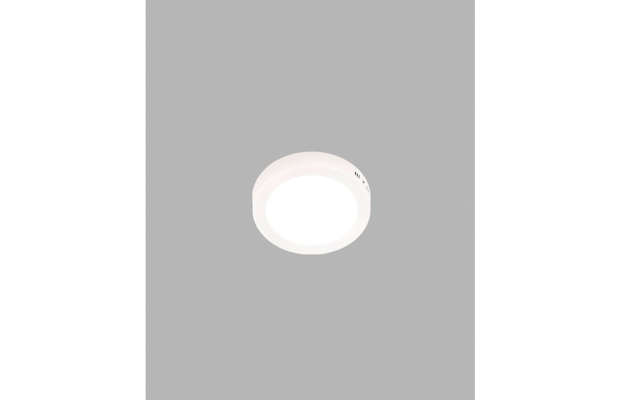 Painel LED Begolux Berna saliente Ø120mm 6W 4000K (branco neutro)