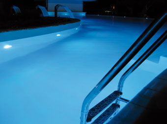 iluminacao piscinas led