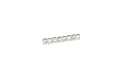 Marcador para cabos e bornes de ligação CAB 3 de 0,5mm a 1,5mm 9 branco Legrand 038219