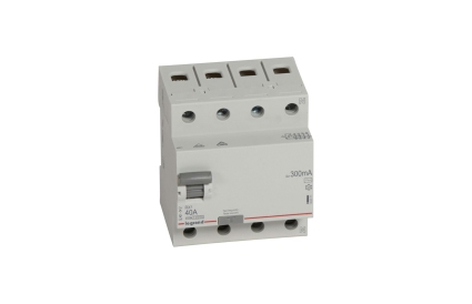 Interruptor diferencial Legrand RX3 4P 40A 300mA tipo AC 402071