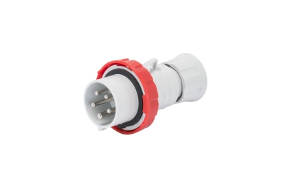 Ficha reta macho IP67 32A 400V 3P+N+T Gewiss GW60042H