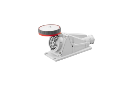 Tomada de parede 90º fêmea IP67 63A 400V 3P+T Gewiss GW63526