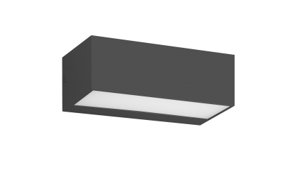 Aplique de parede IP65 3CCT preto