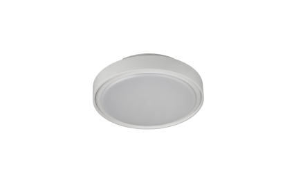 Plafon de teto redondo IP65 branco