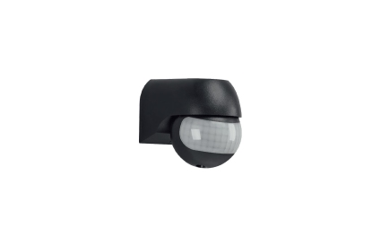 Detetor de movimento de parede saliente 180º 12M IP54 preto Kilight